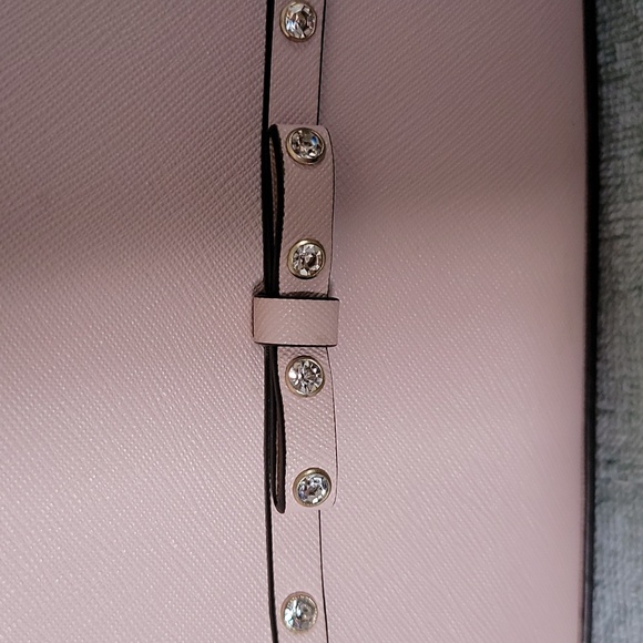 Kate Spade New York pink small Hadlee Laurel Way jeweled handbag - Picture 6 of 16